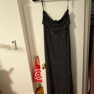 Banana Republic Black and White Maxi Dress